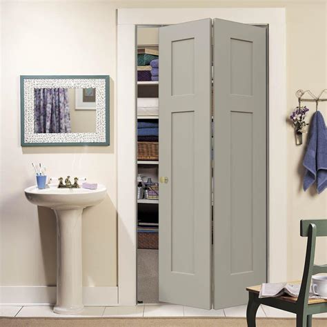Also includes hardware, track, and installation instructions (set of 2 panels) Dimensions are designed to fit a finished opening. . 46x80 bifold closet doors